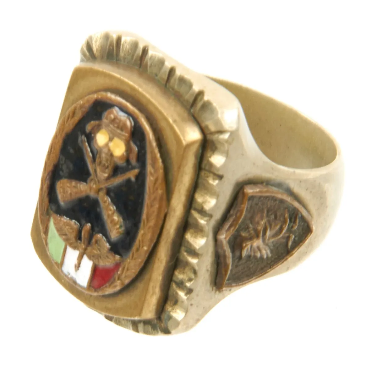 Original U.S. Aviation Section Signal Corps Trench Art Ring