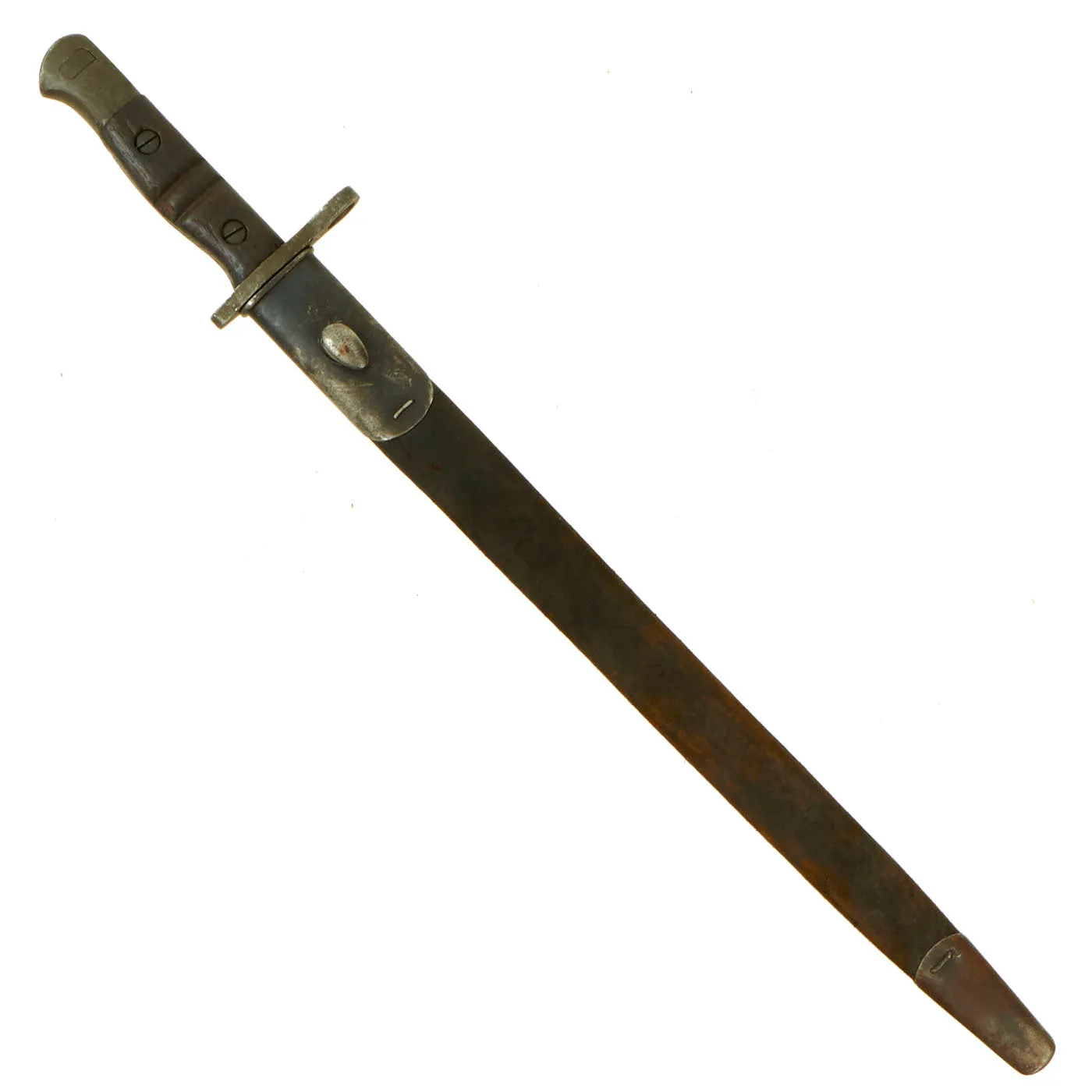 Original U.S. WWI M1917 Enfield British P1913 Overstamp Bayonet by Remington with British Scabbard