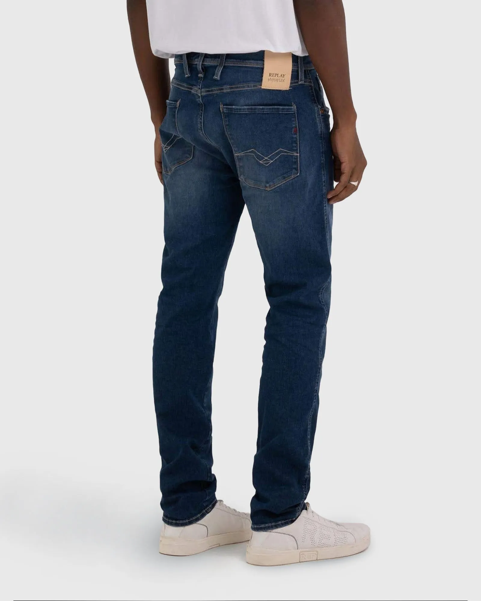 REPLAY ROR1661914Y BLUE ANBASS HYPERFLEX JEANS