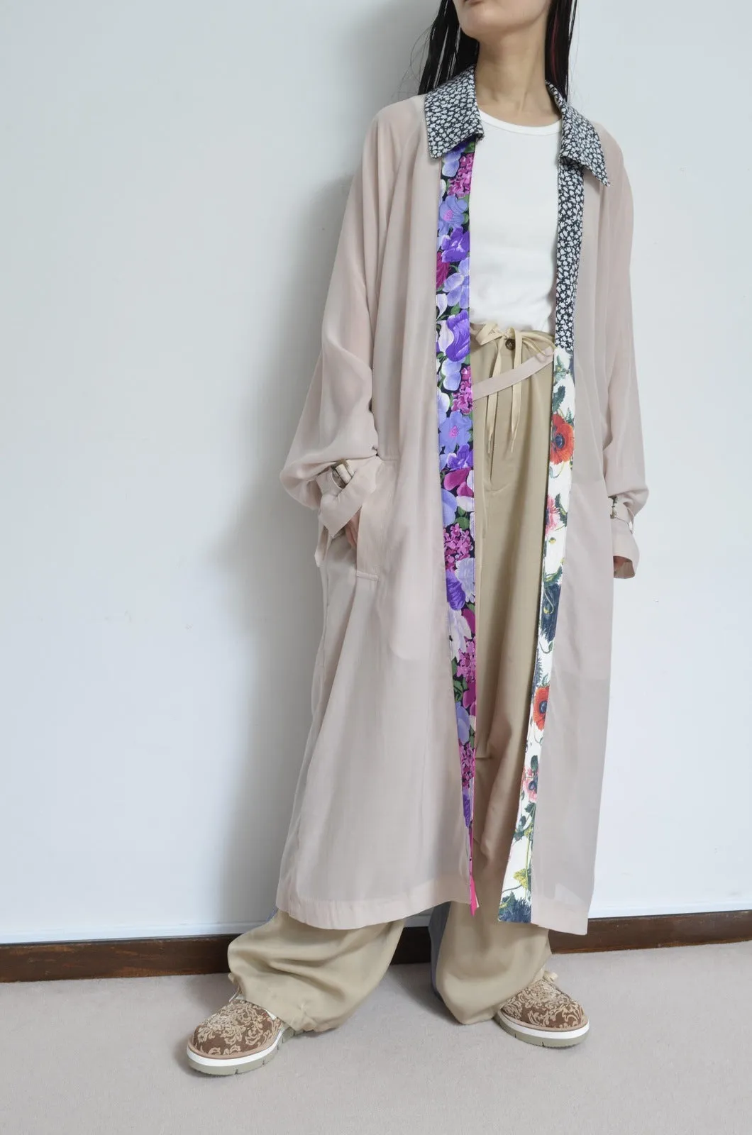 ROBE TRENCH COAT_VOILE (02/BEG)