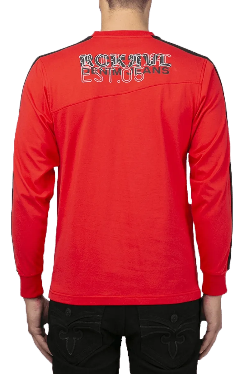 Rock Revival Red Long Sleeve T-Shirt