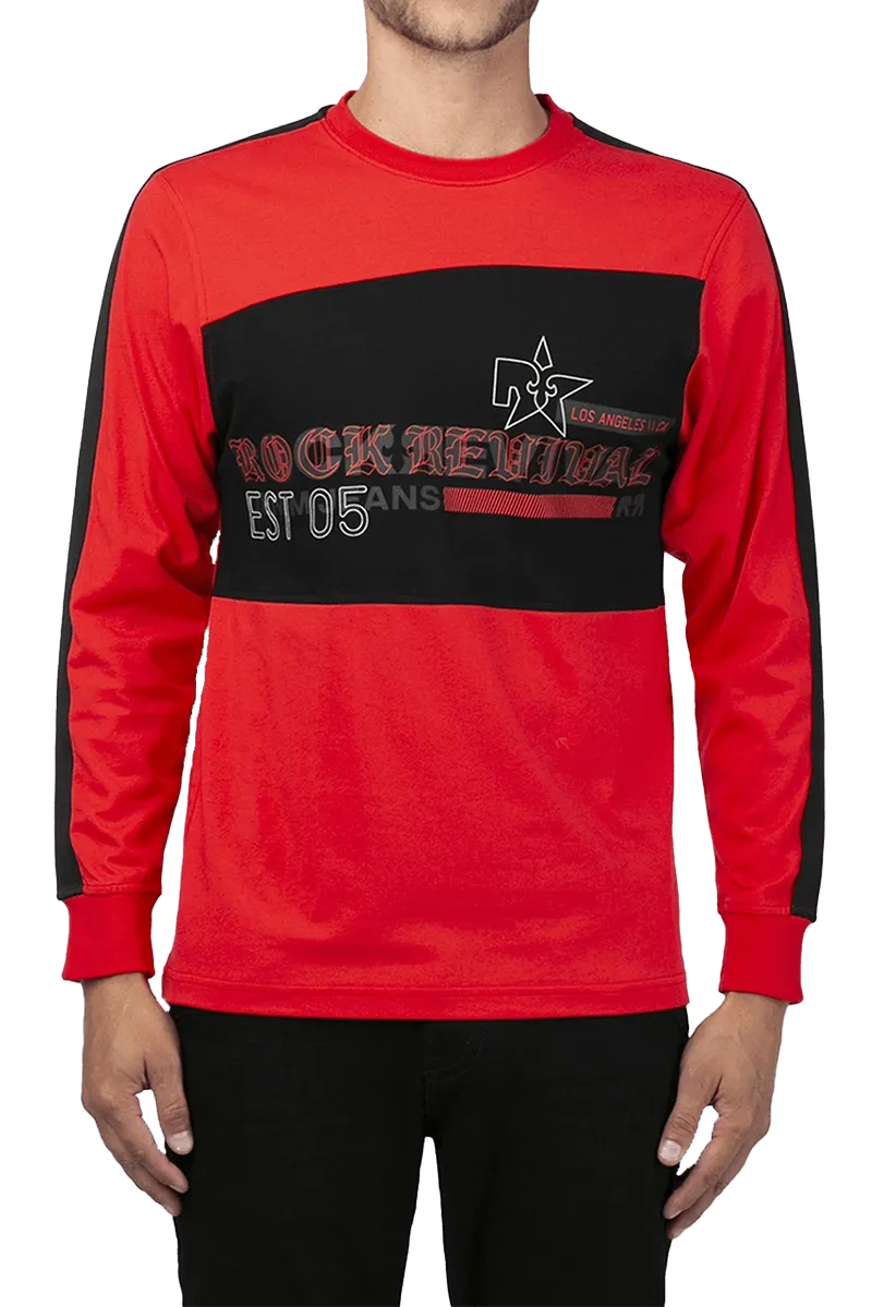 Rock Revival Red Long Sleeve T-Shirt