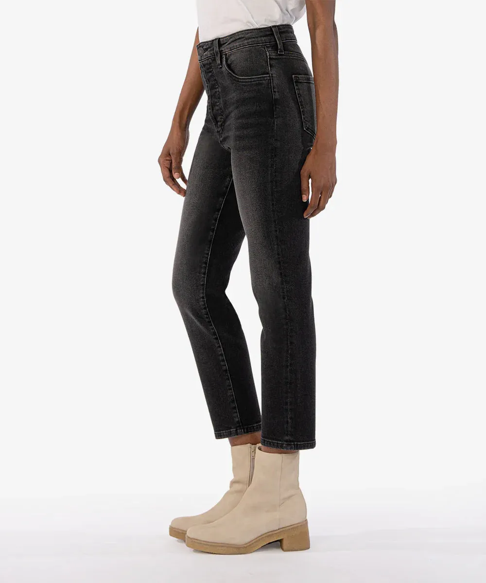 Rosa High Rise Crop Straight Leg Jeans