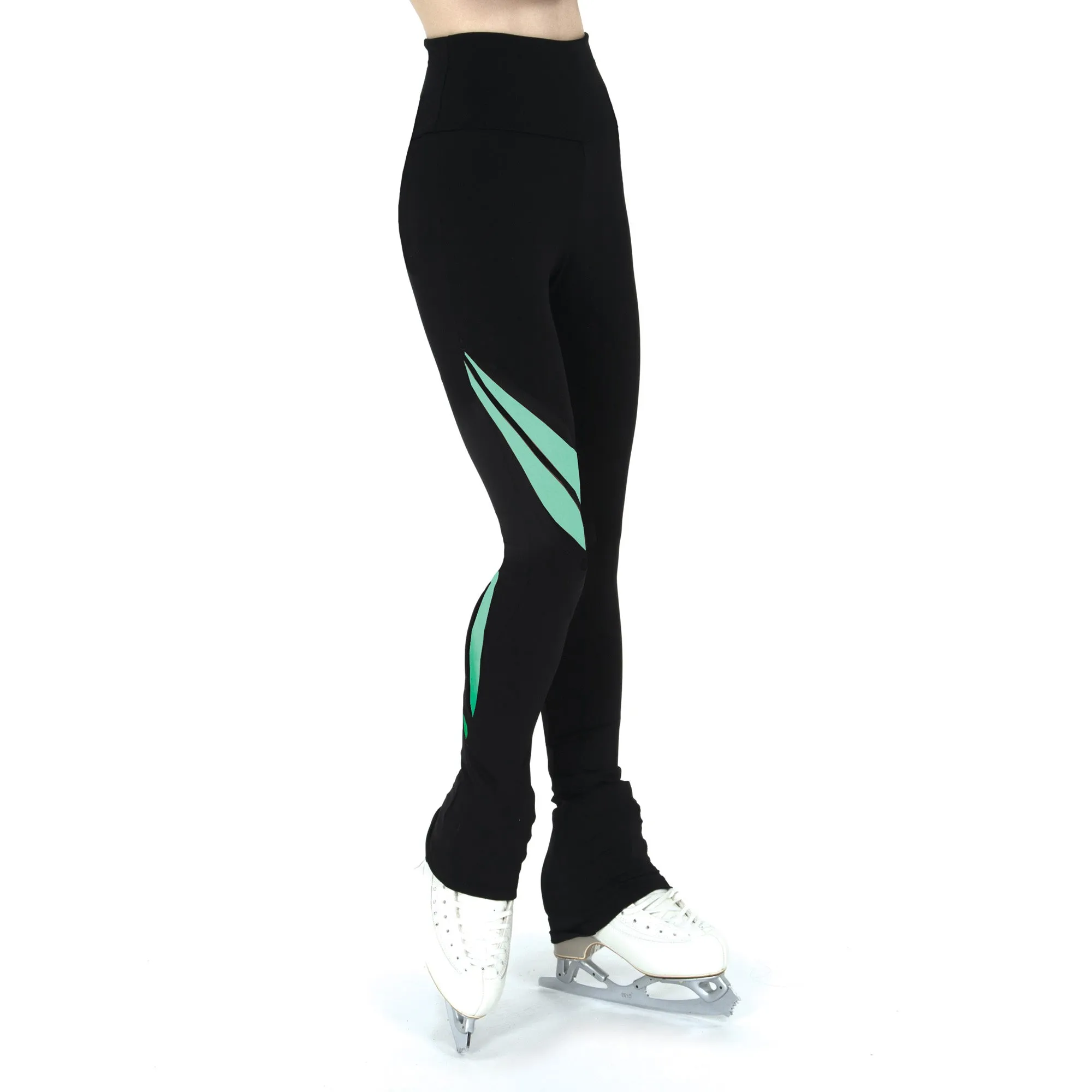 S106 Competition Figure Skating Supplex Flex Leggings