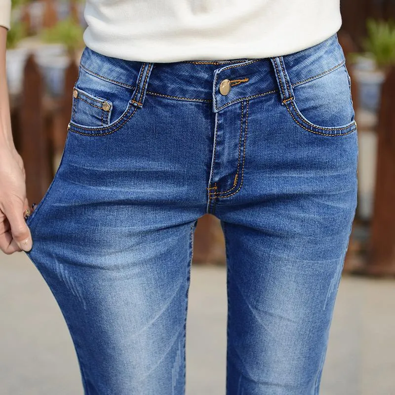 Stretchy Long Straight Jean