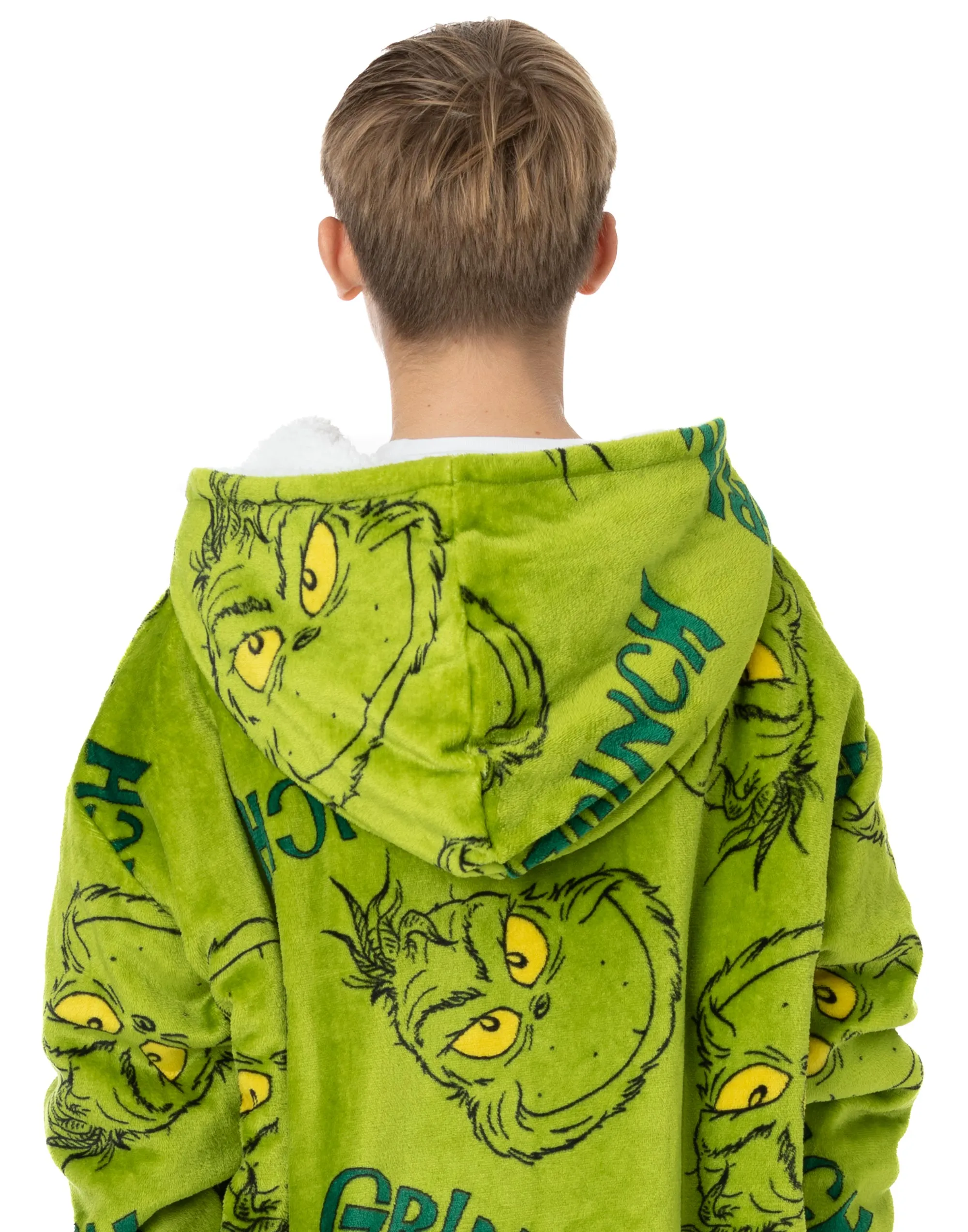 The Grinch Kids 'VUddie' Oversized Blanket Hoodie