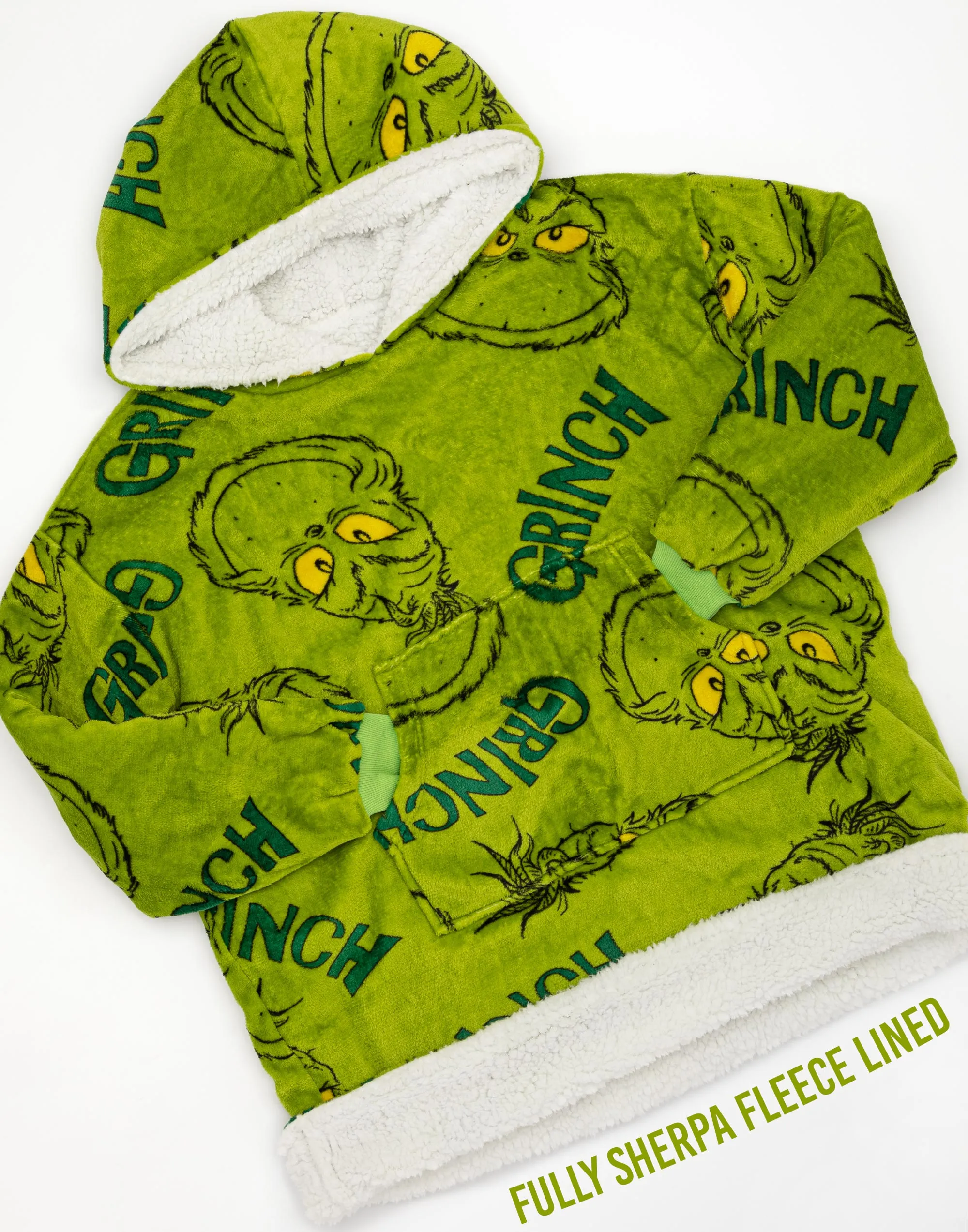 The Grinch Kids 'VUddie' Oversized Blanket Hoodie