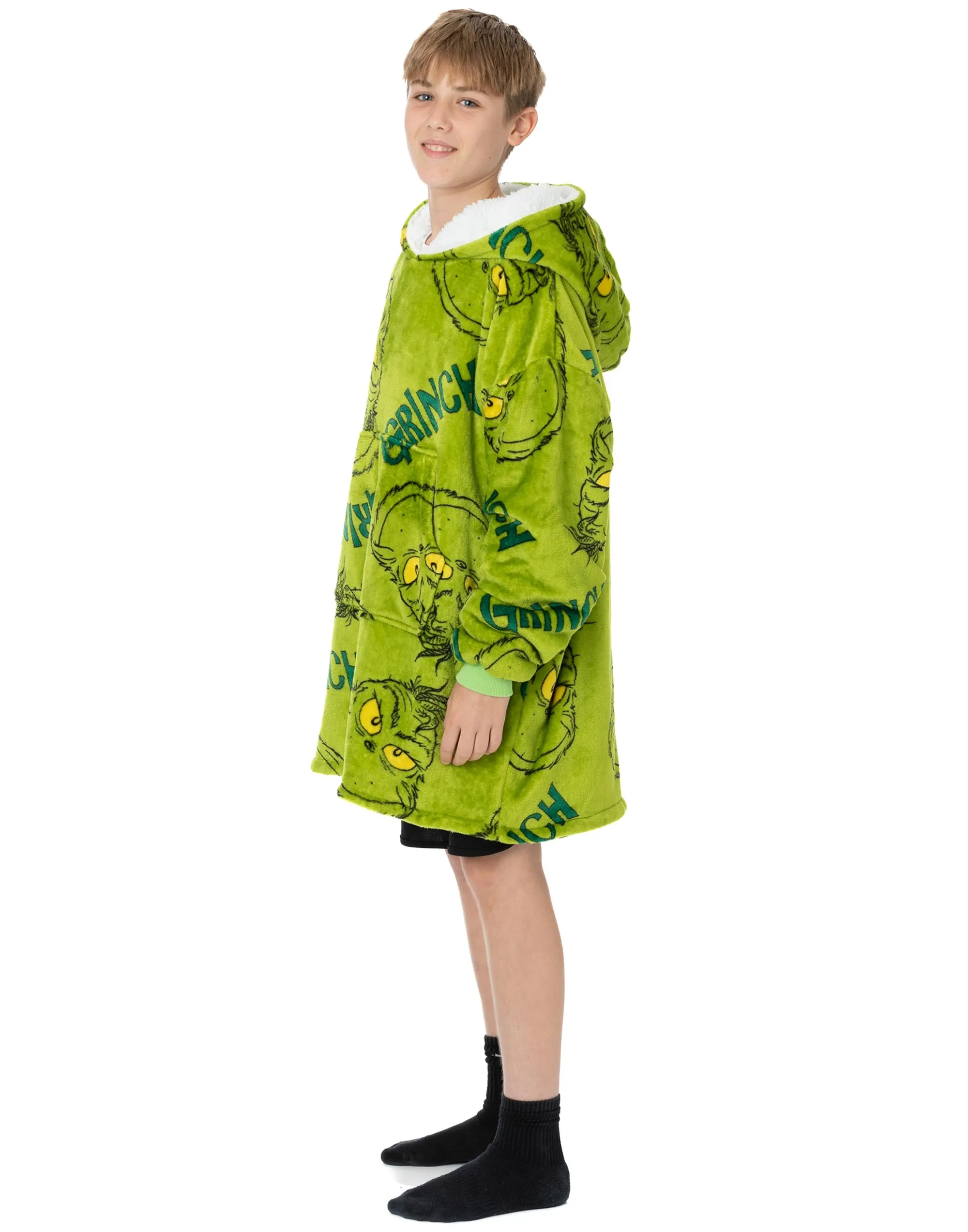 The Grinch Kids 'VUddie' Oversized Blanket Hoodie