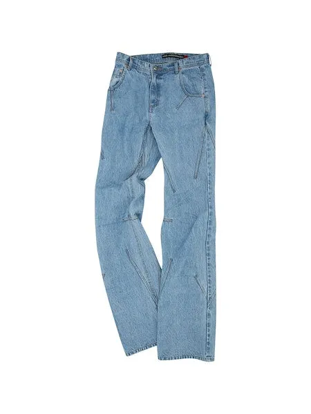 Tripot Coated Flare Jeans | Blue