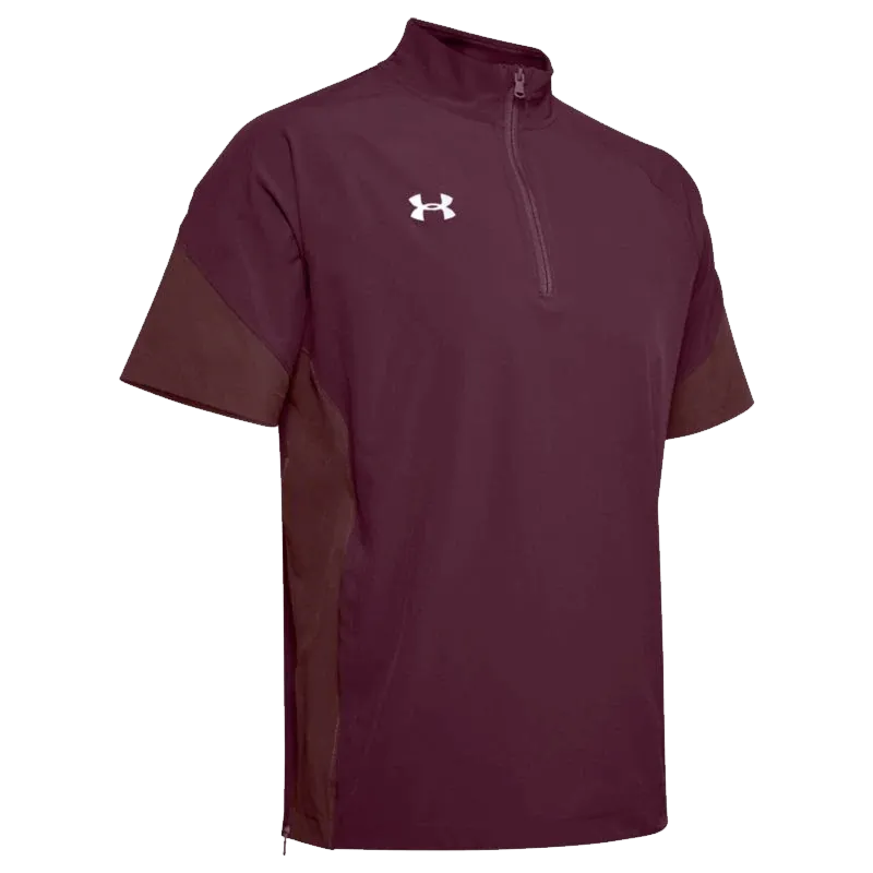 UA Men's Motivate Woven Short sleeve ¼ Zip