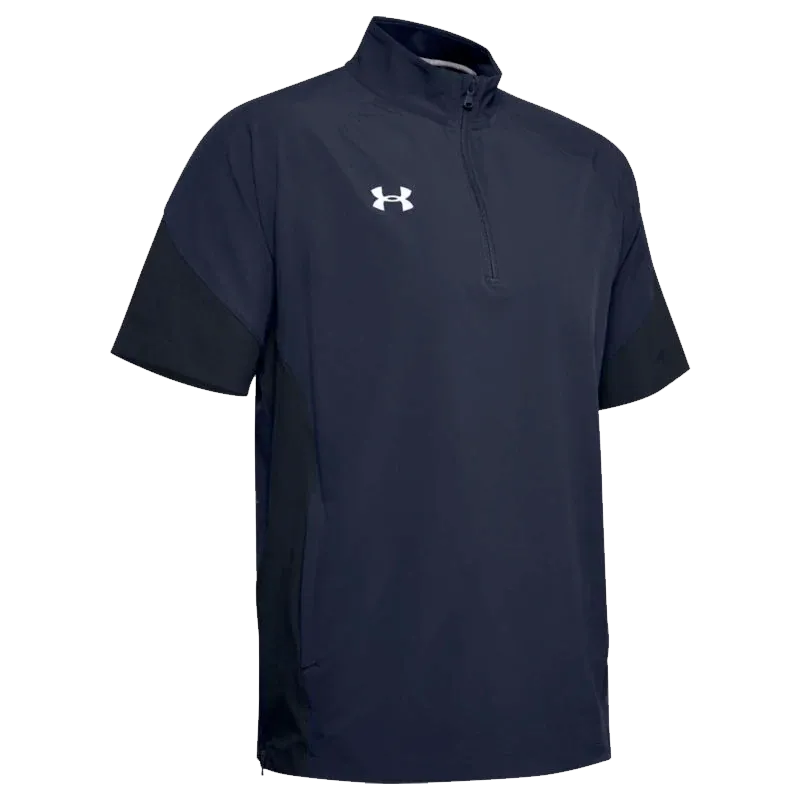 UA Men's Motivate Woven Short sleeve ¼ Zip