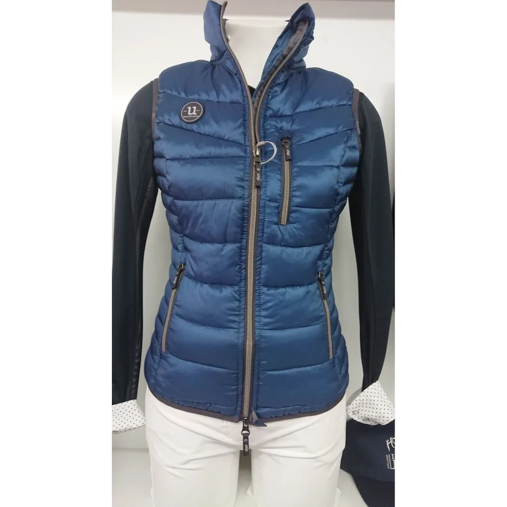 Uhip Padded Ladies Vest Stellar Blue Sheen