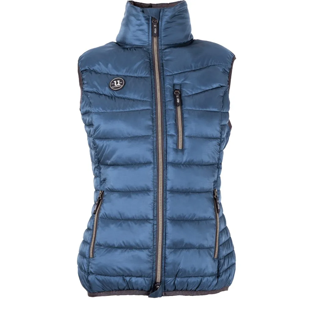 Uhip Padded Ladies Vest Stellar Blue Sheen