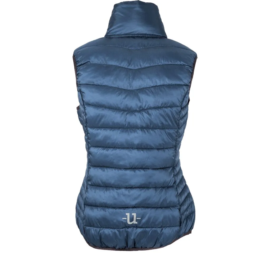 Uhip Padded Ladies Vest Stellar Blue Sheen