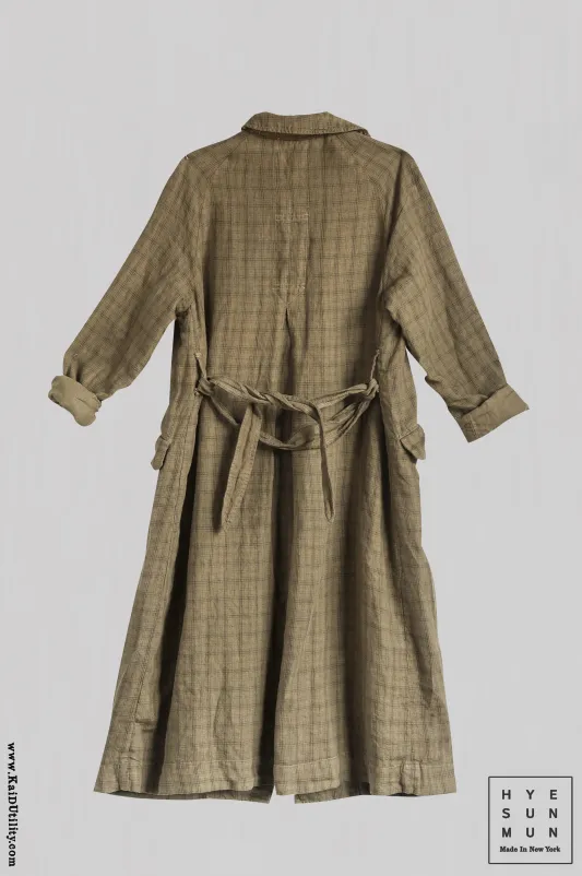 Victorian Linen Duster Coat - Small