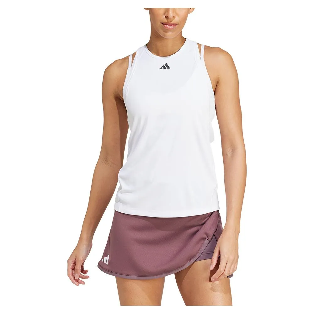 Womens Club Tennis Tank White