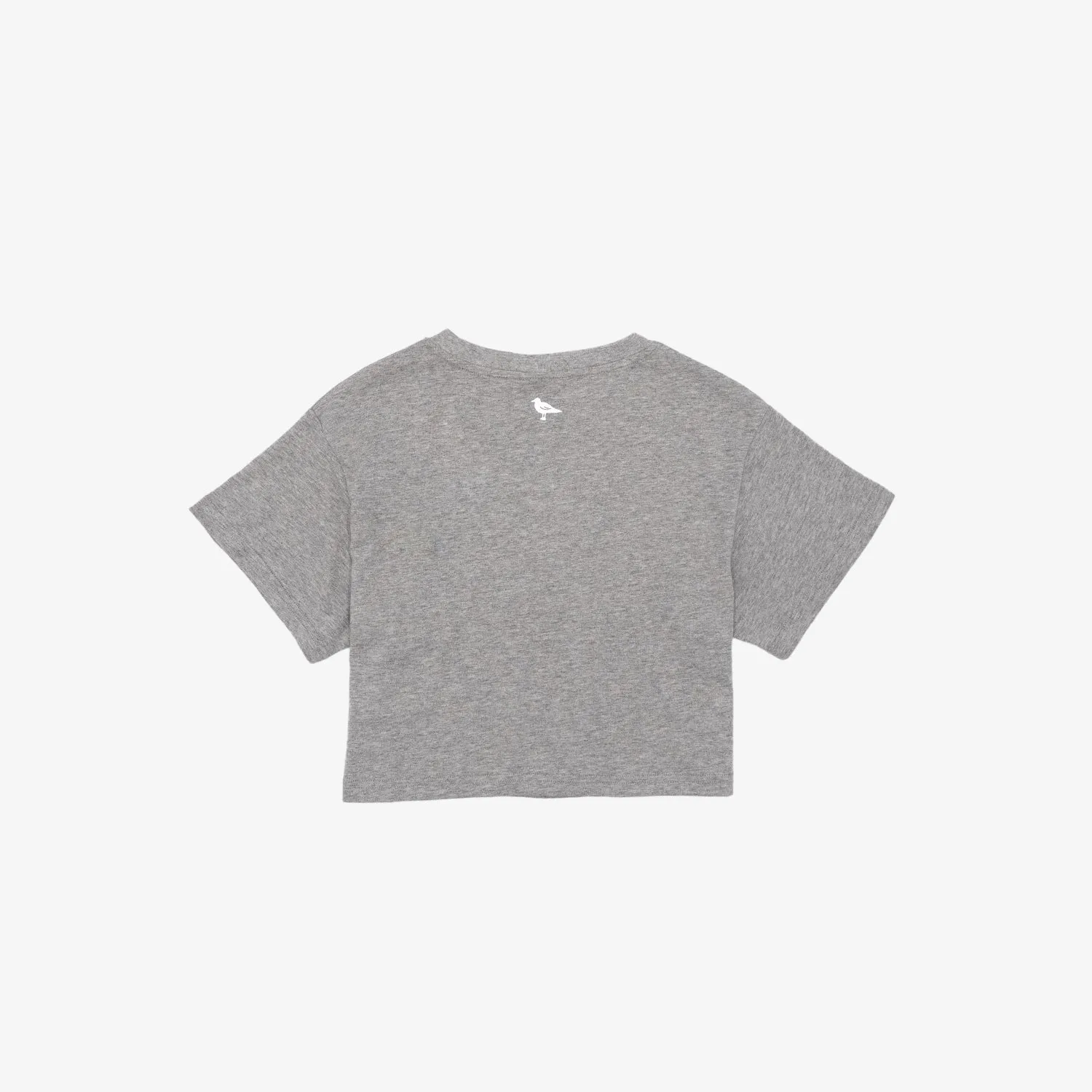 Women's Crop T-Shirt in Dark Gray