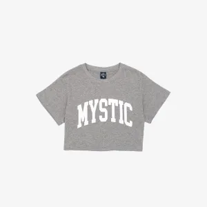 Women's Crop T-Shirt in Dark Gray