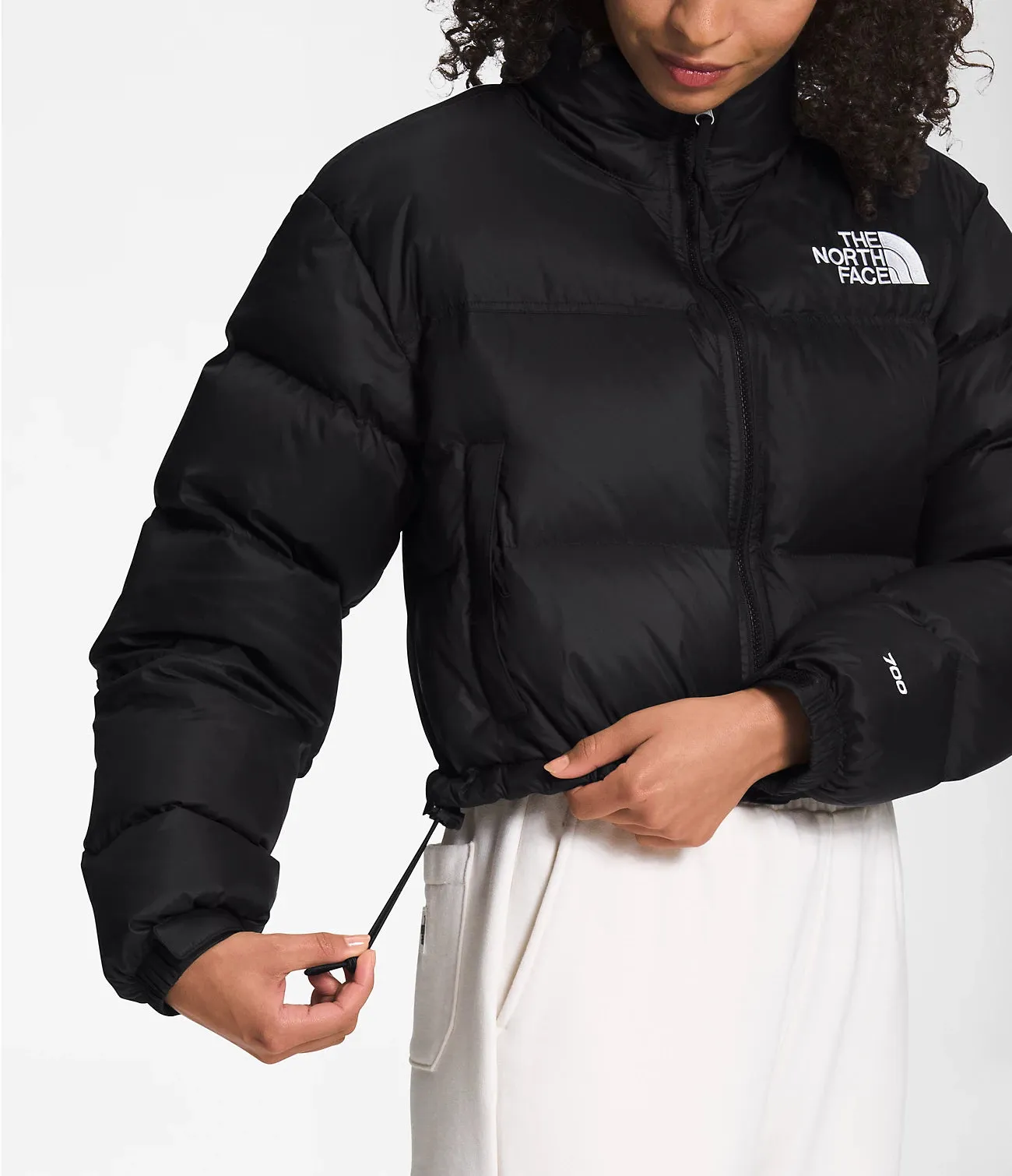 Women's Nuptse Short Jacket - TNF Black/TNF Black