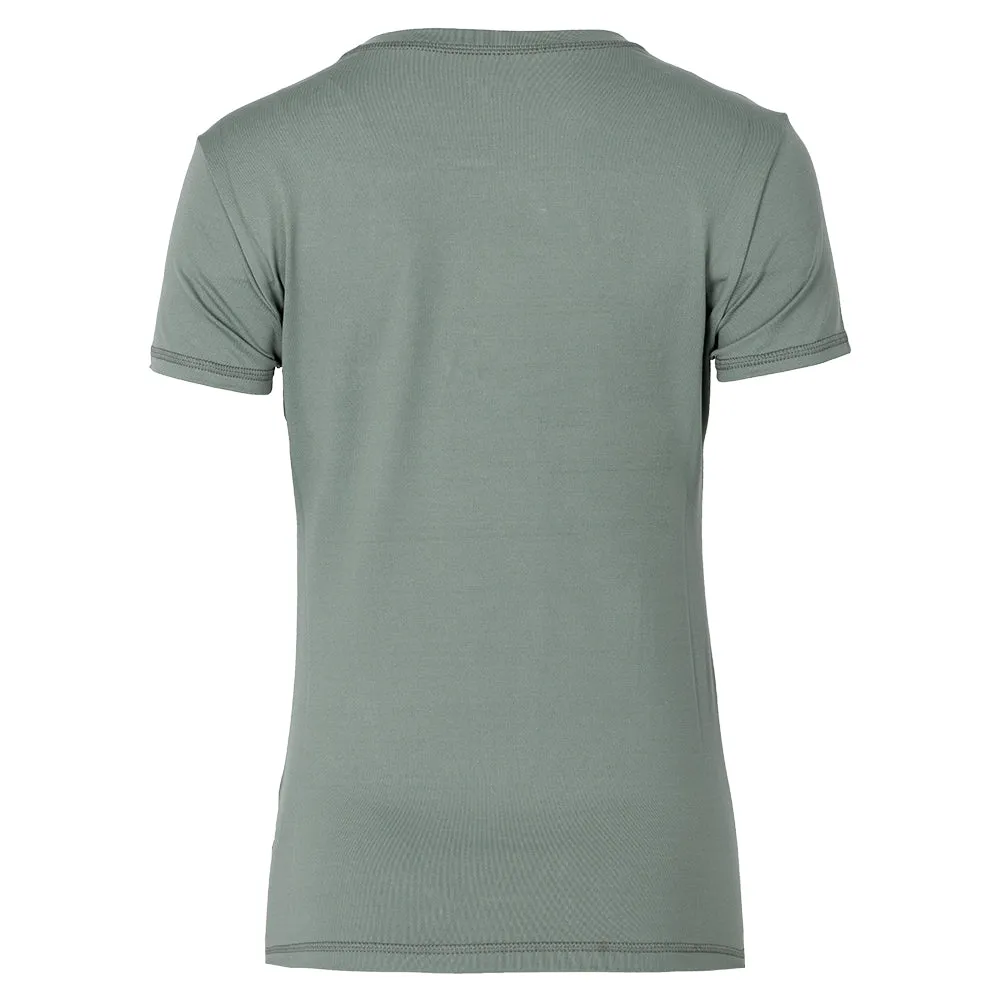 Women's UV Colors Short Sleeve Tennis Top Army